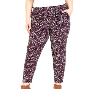 Leopard print crepe pants Torrid